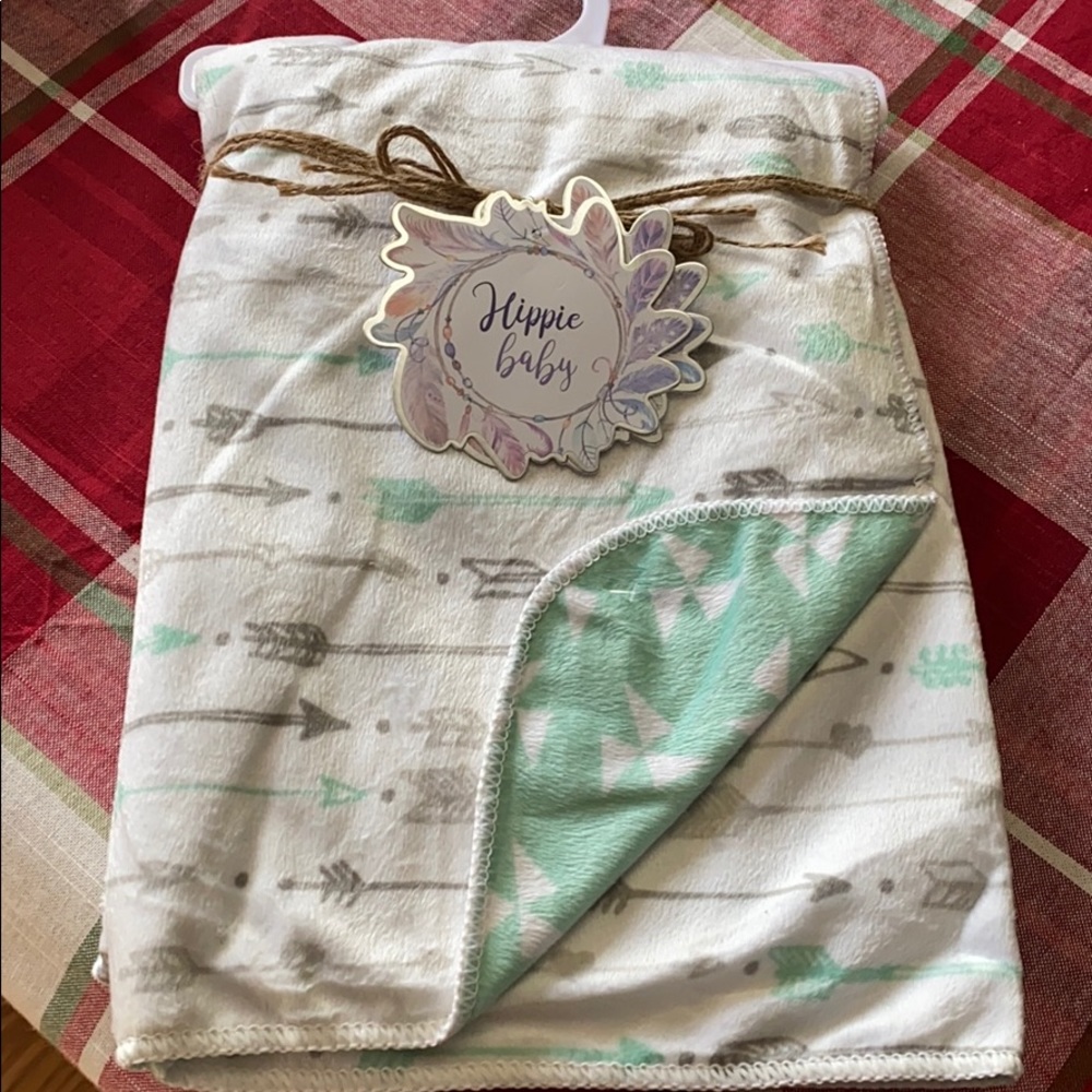 Brand new Hippie Baby brand blanket.